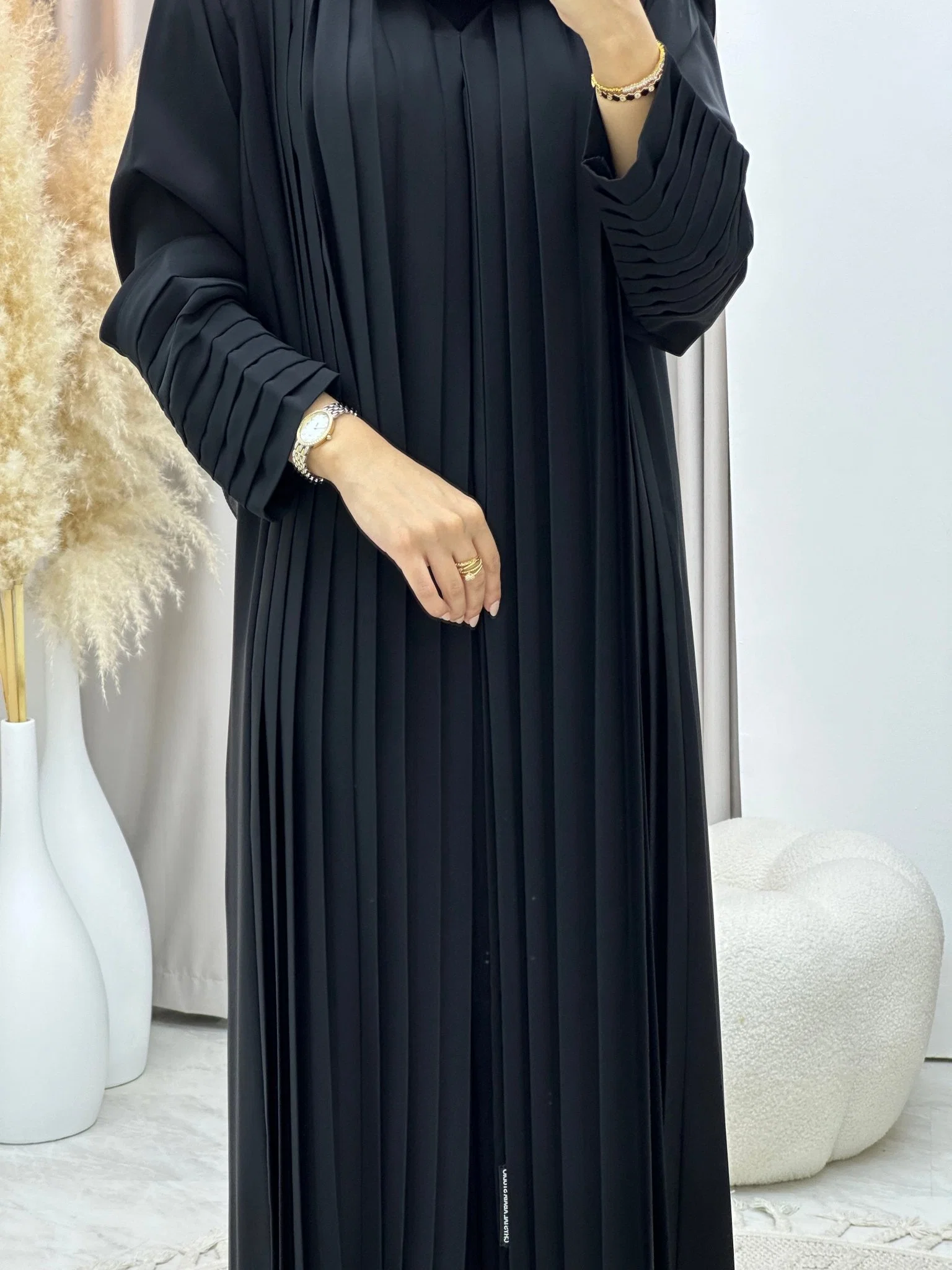 Pleated Abaya
